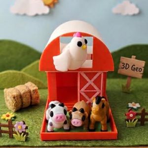 Flexy Farm Animal Pack with Barn