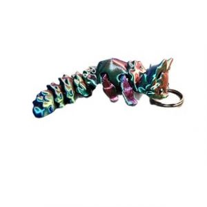 Articulated Flexi Fox Anti-Stress Keychain Fidget Toy